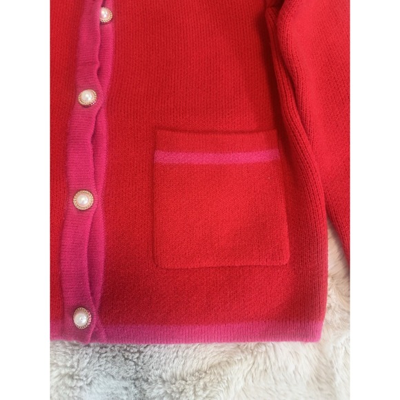 Fate‎ Cardigan Sweater Women's Red Size Médium - Picture 6 of 9